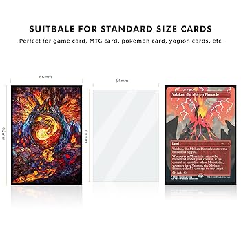【YOURNUS】Foil Lettering Half Sleeve Enhance Your TCG Experience with Brushed Art Sleeves