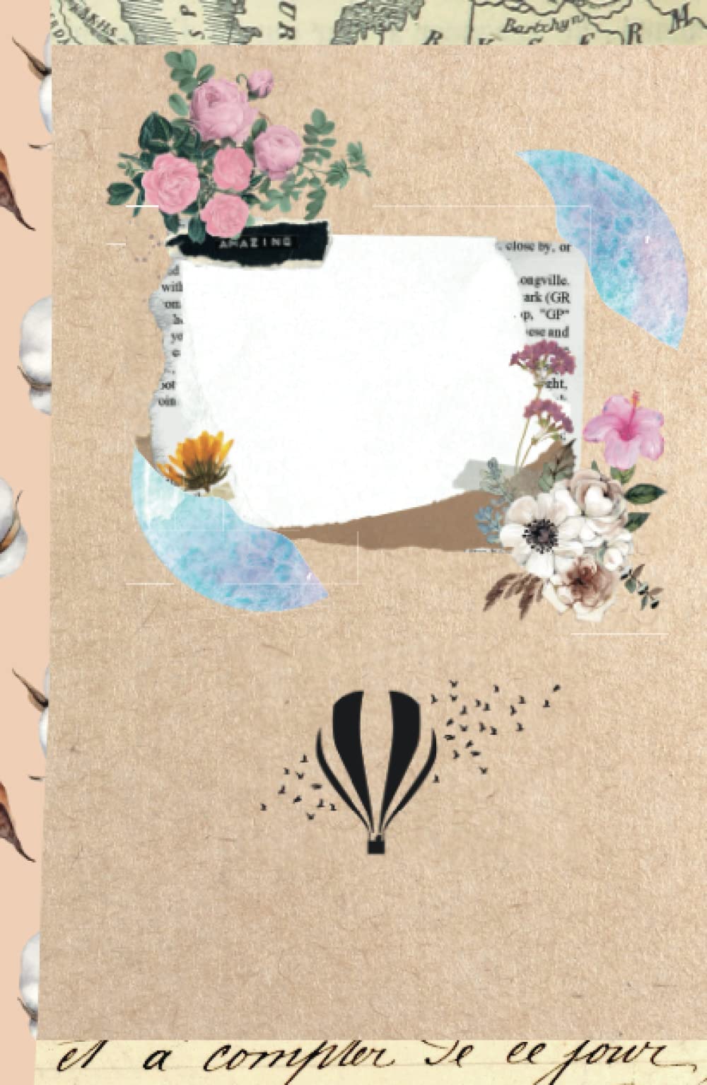Seoul Press Joli Carnet D'écriture Scrapbooking Vintage pour Notes Citations Inspirantes & Positives, Photo Instax Mini, Poésie, Rêves, Paroles: ... pages de couleur, girly (French Edition)