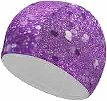 Cuffia Da Bagno Fashy Con Brillantini - Modello Stellato, Taglia Unica - Foto 3