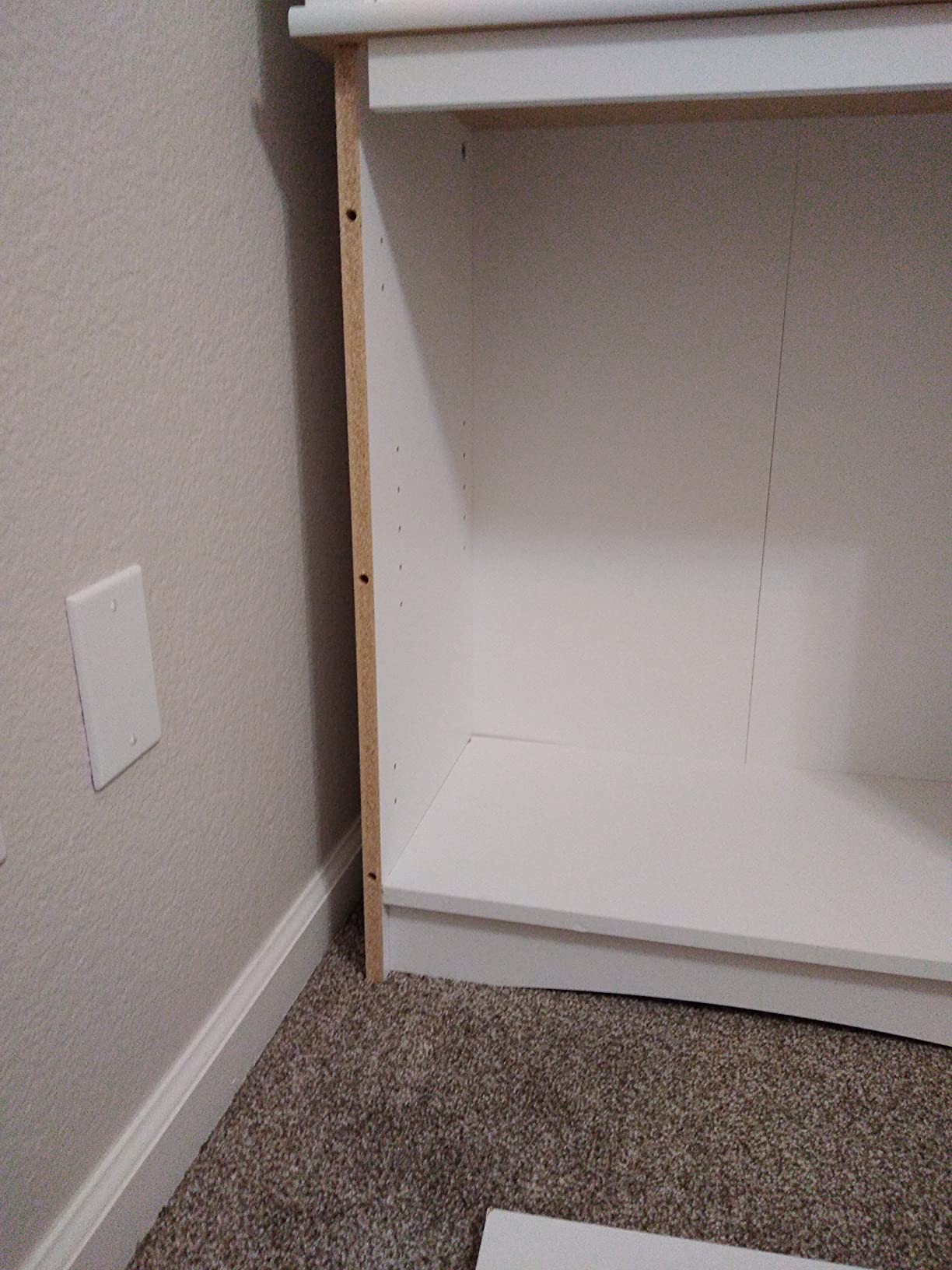 36/mo Finance Prepac Tall Bookcase with 2 Shaker Doors, 80" H, White