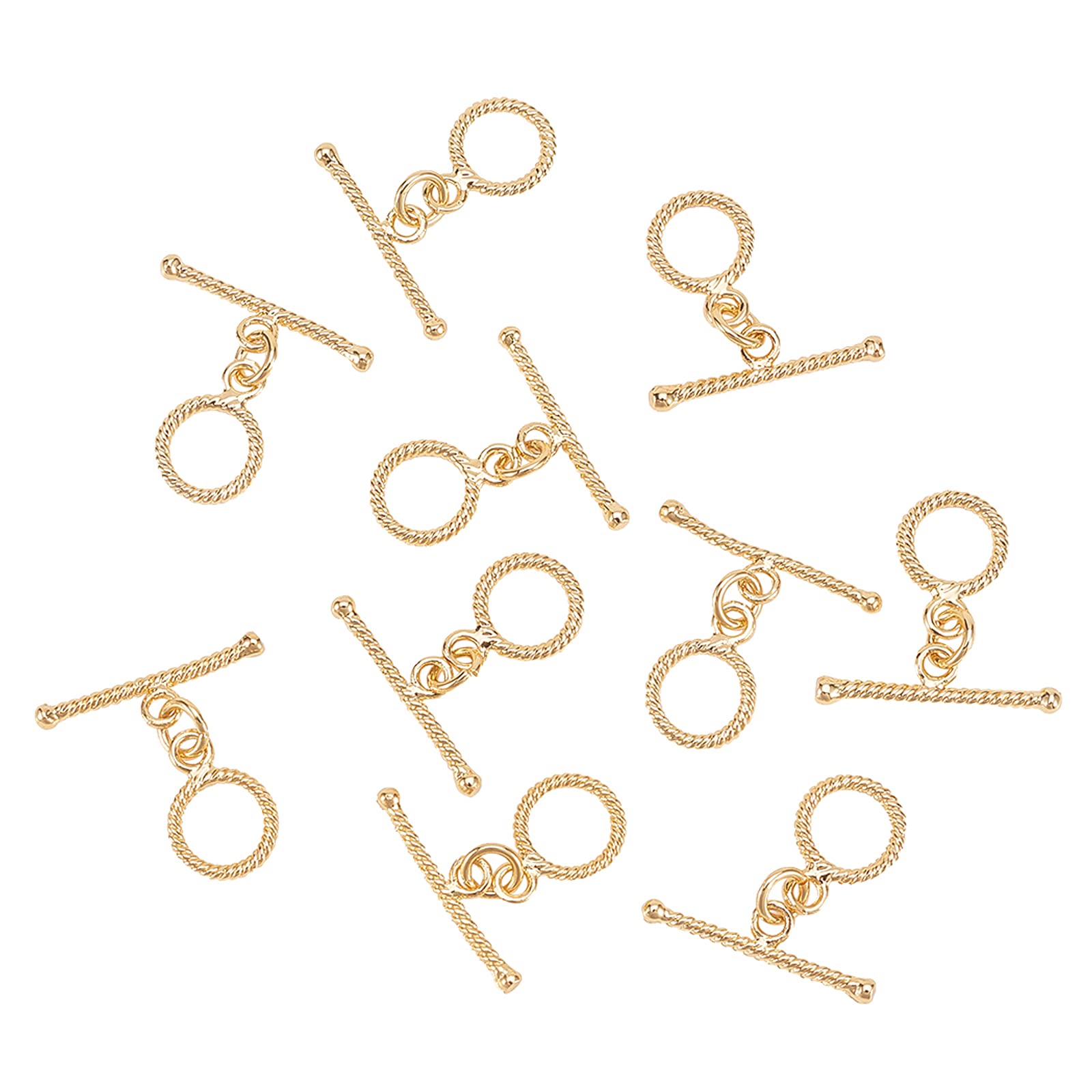 Fermoir Ruban En Laiton Brut 10 Mm, Extrémité Du Cordon, Fermoir Pampille, Fabrication De Bijoux - RAW258 - France