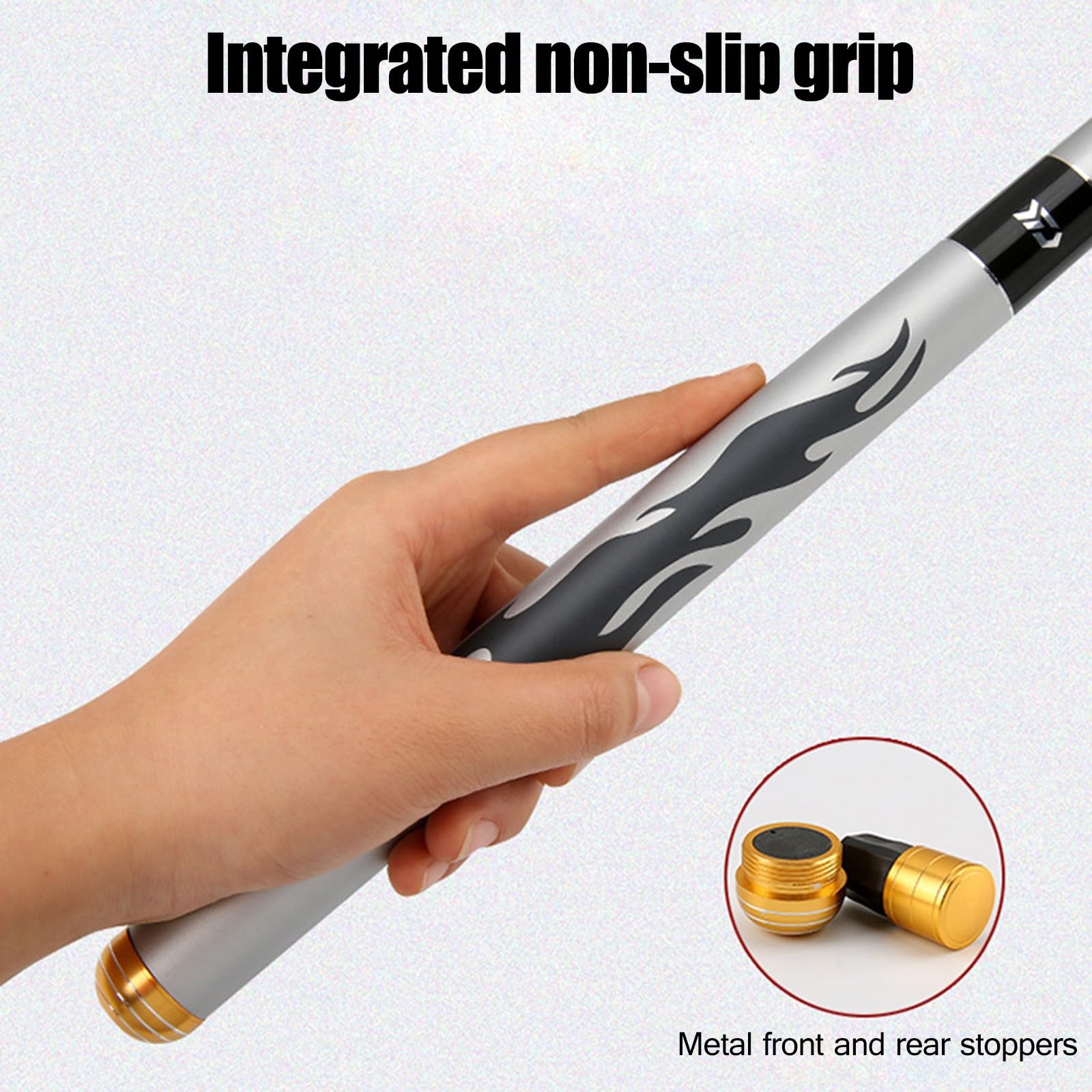 CañAs De Pescar Surfcasting Extra largas de Alta Fibra de Carbono telescópica Polo energía de la Mano caña de Pescar, 2,7 m-7,2 m, caña de Pescar Manual Ultraligera y ultrarresistente