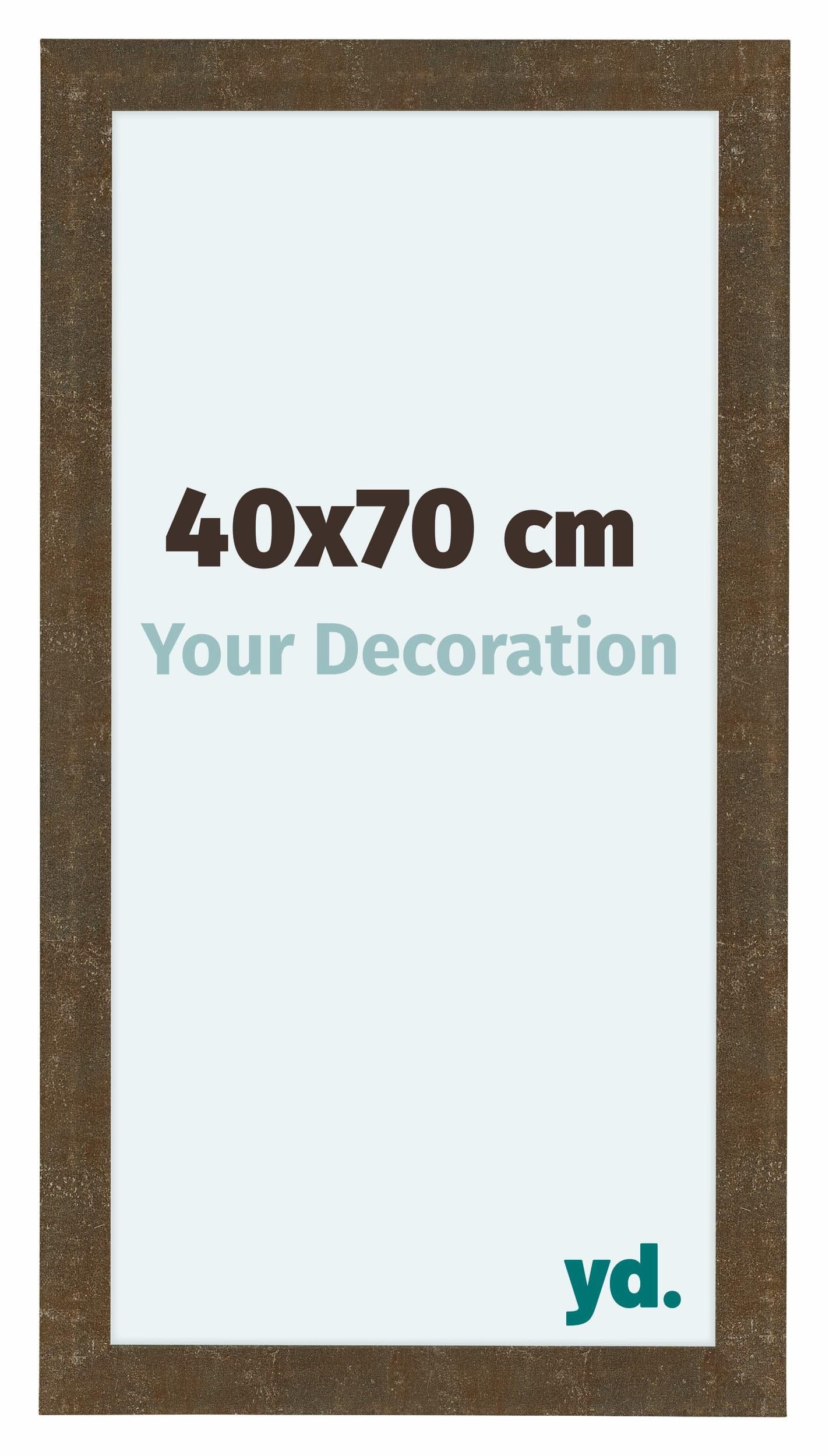 Your Decoration - Picture Frame 40x70 cm - Gold Antique - Decorative Wall Frame in MDF with Antireflection - Frame 40x70 - Como — image 1