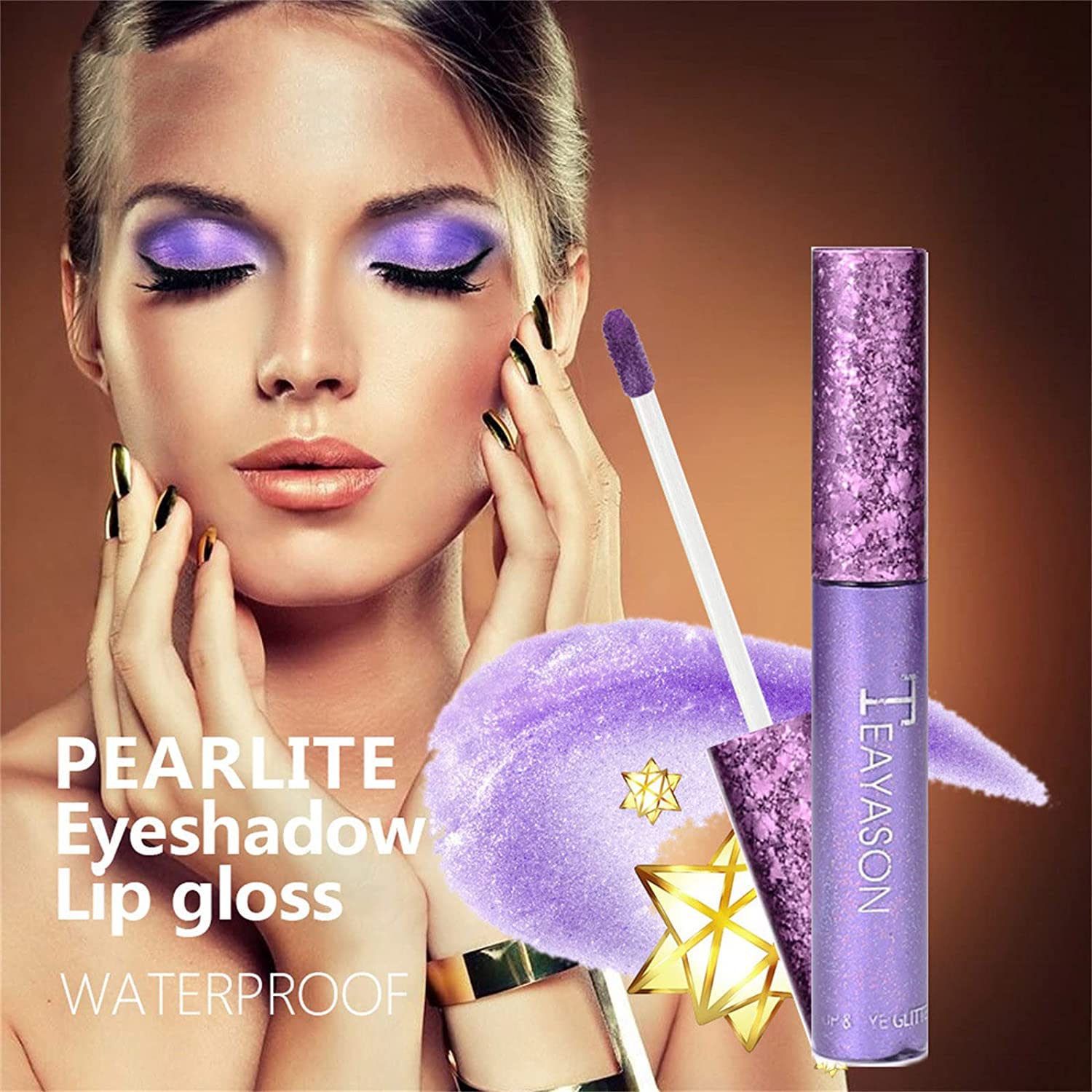 11 Colori Liquido Glitter Set di ombretto Set, Shimmer Metallic Eyeshadow Effetto a Lunga Durata Effetto duraturo Acqua Punto di Ombra a Prova di Acqua Lucida (Color : 11color)