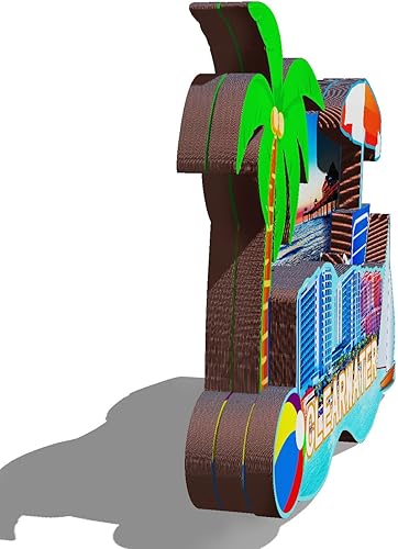 Miniatura 2 de Imán de madera de Clearwater de Estados Unidos 3D para nevera, recuerdos coleccionables, decoraciones artesanales hechas a mano