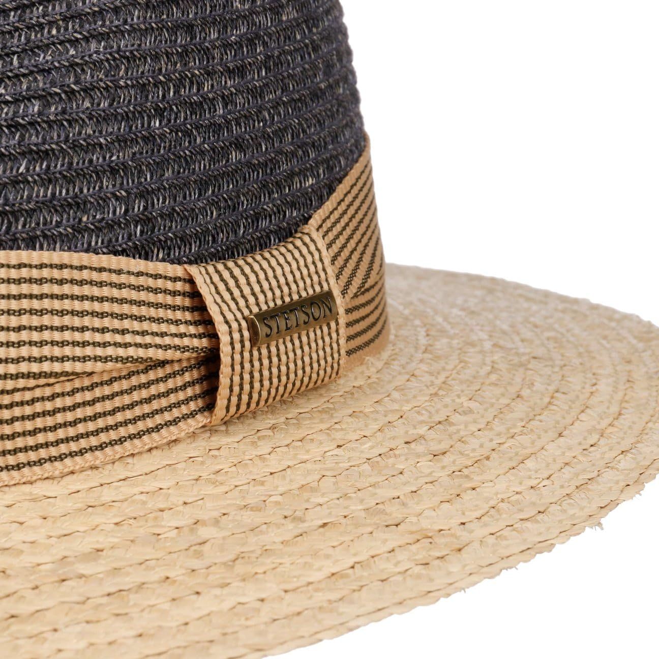 STETSON Twotone Traveller kapelusz slomkowy z rafii Meski Wiosna Lato