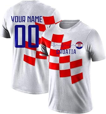 World Cup 2026 Football Jersey Personalised Name Number Fan Top