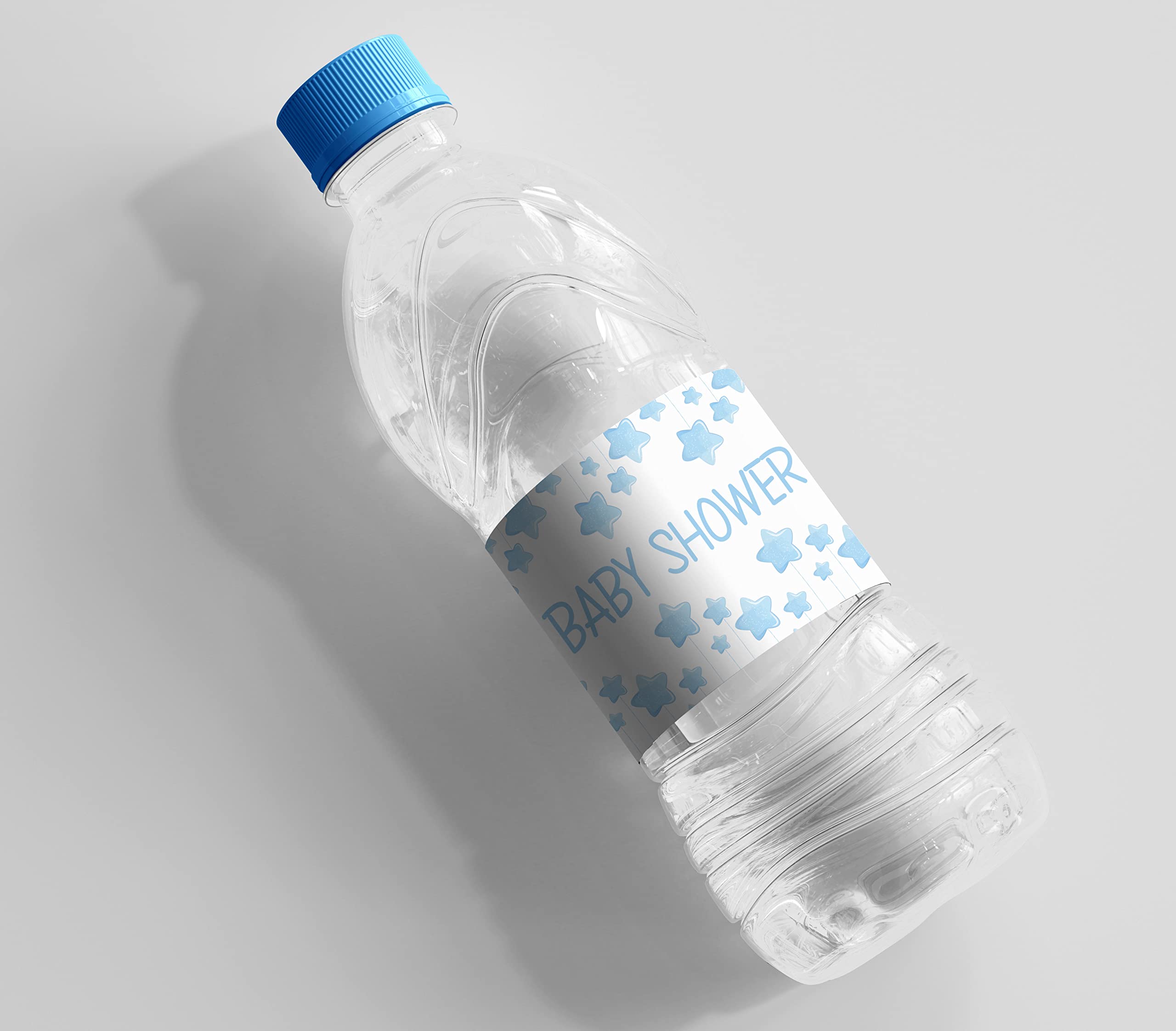 Inkdotpot Pack of 32 Pcs, Baby Elephant Theme, Waterproof Self Adhesive Water Bottle Labels For Baby Shower, Boy/Girl, Baby Shower Party Collection