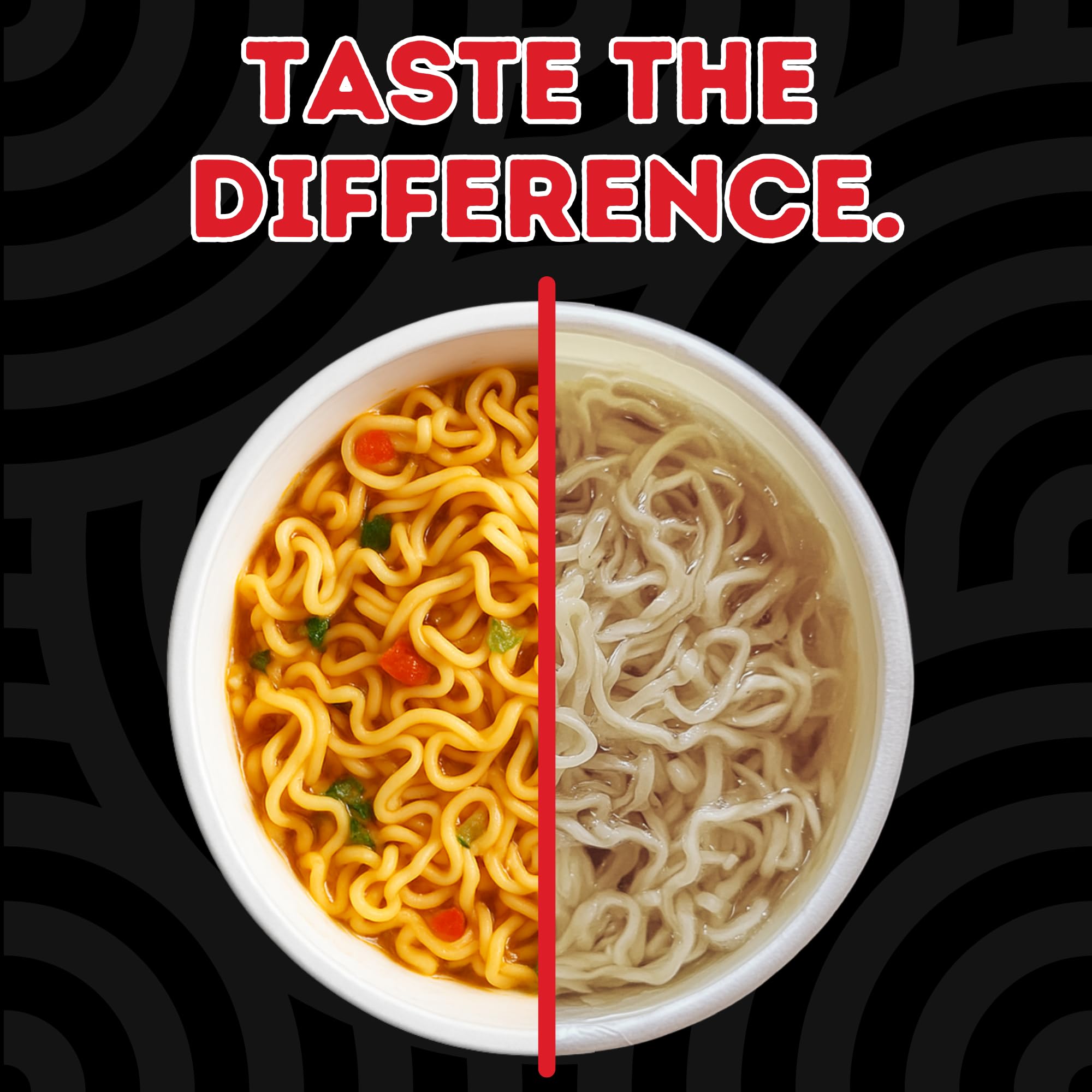 Power Noods High Protein Ramen Noodles - 12 or 6 Pack | Protein Ramen Cups for Lunch or Dinner | Better for You Plant-Based Instant Meal