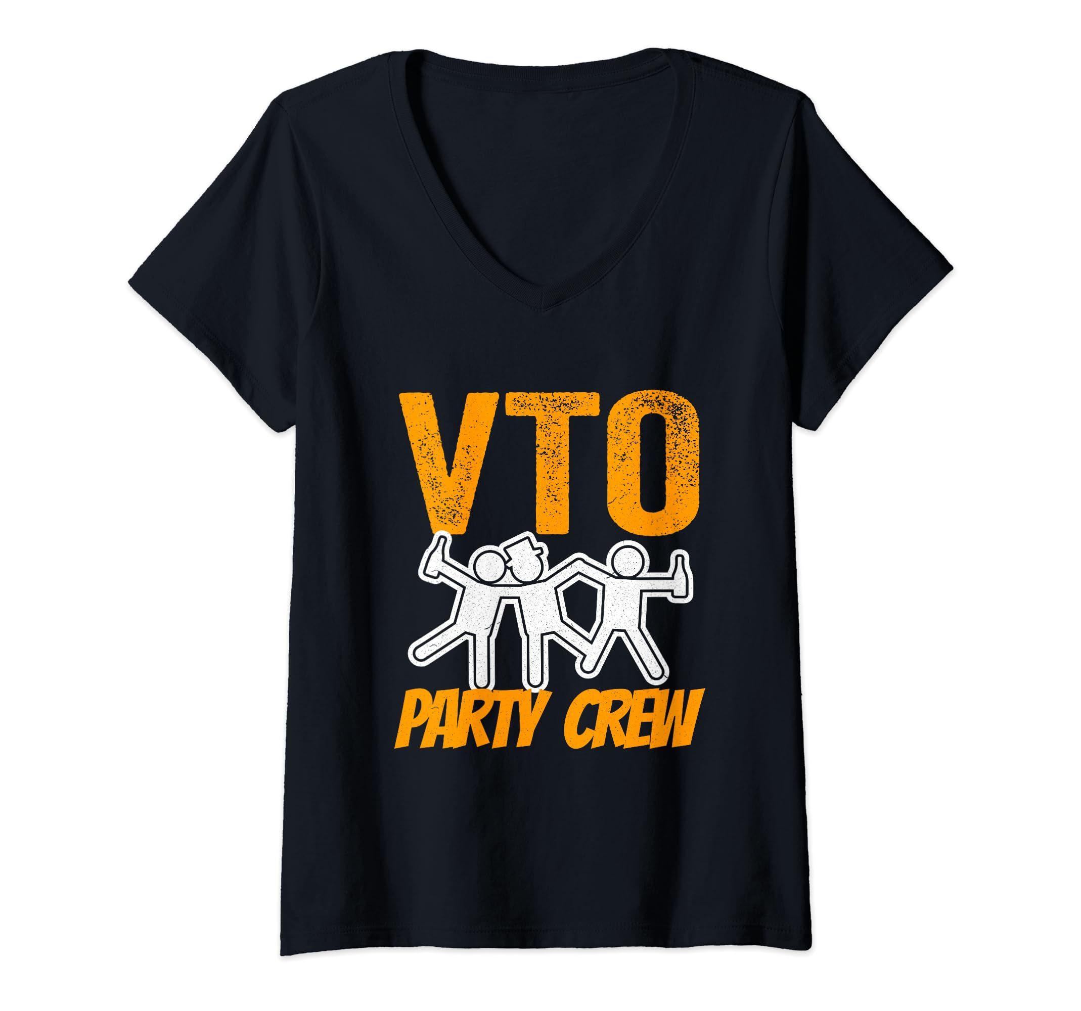 VTO Party Crew V-Neck T-Shirt