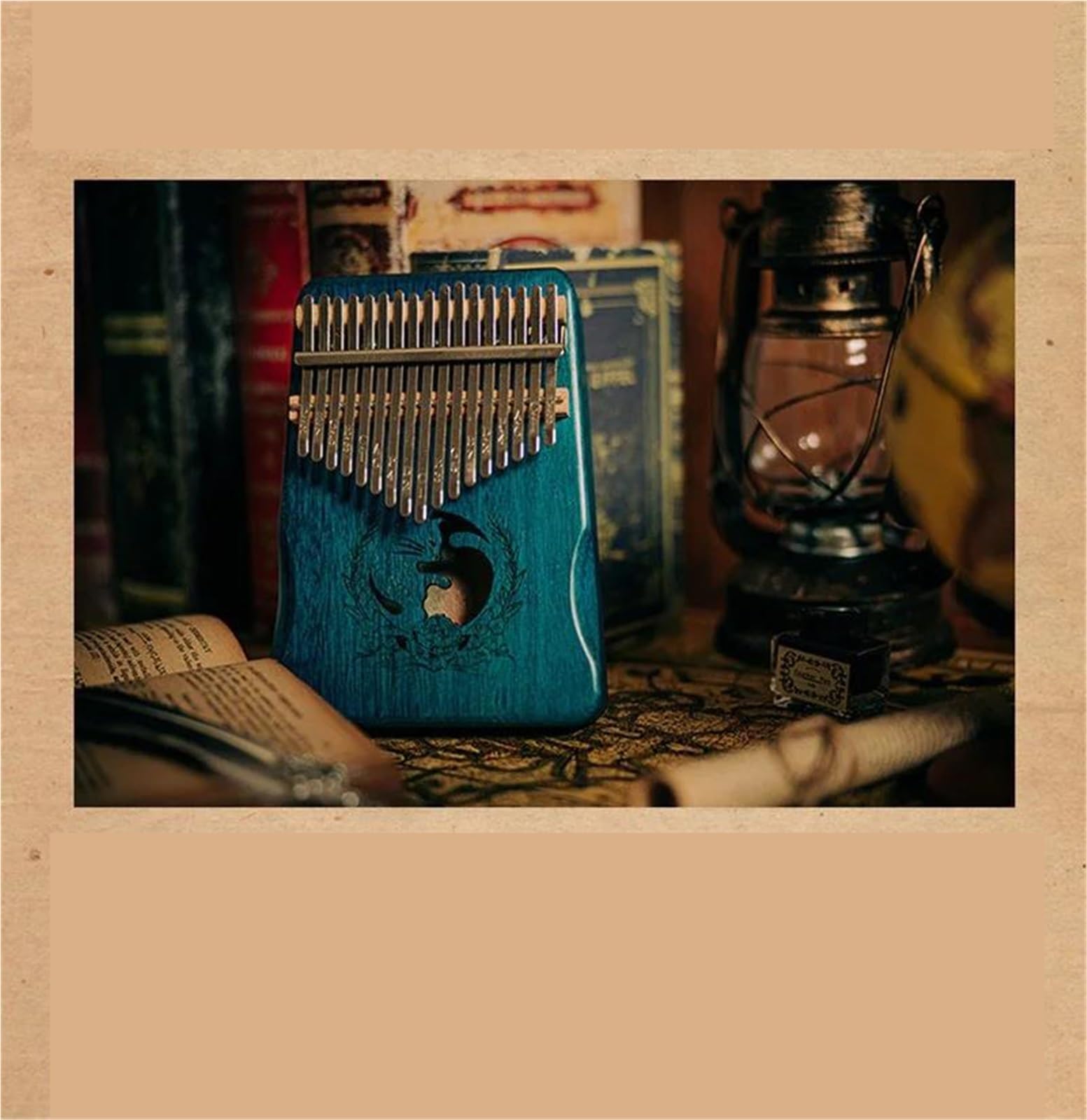 Kalimba Z Manualnym Strojeniem Na 17 Nut Do Gry Palcami Kalimba