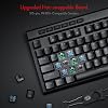 Teclado mecánico gamer Redragon K580 RGB alámbrico, tecla macro y rueda multimedia | 5 botones de vinculación en placa para juegos MMO MOBA, controles multimedia dedicados, interruptor azul táctil clásico para una experiencia de escritura emocionante 7