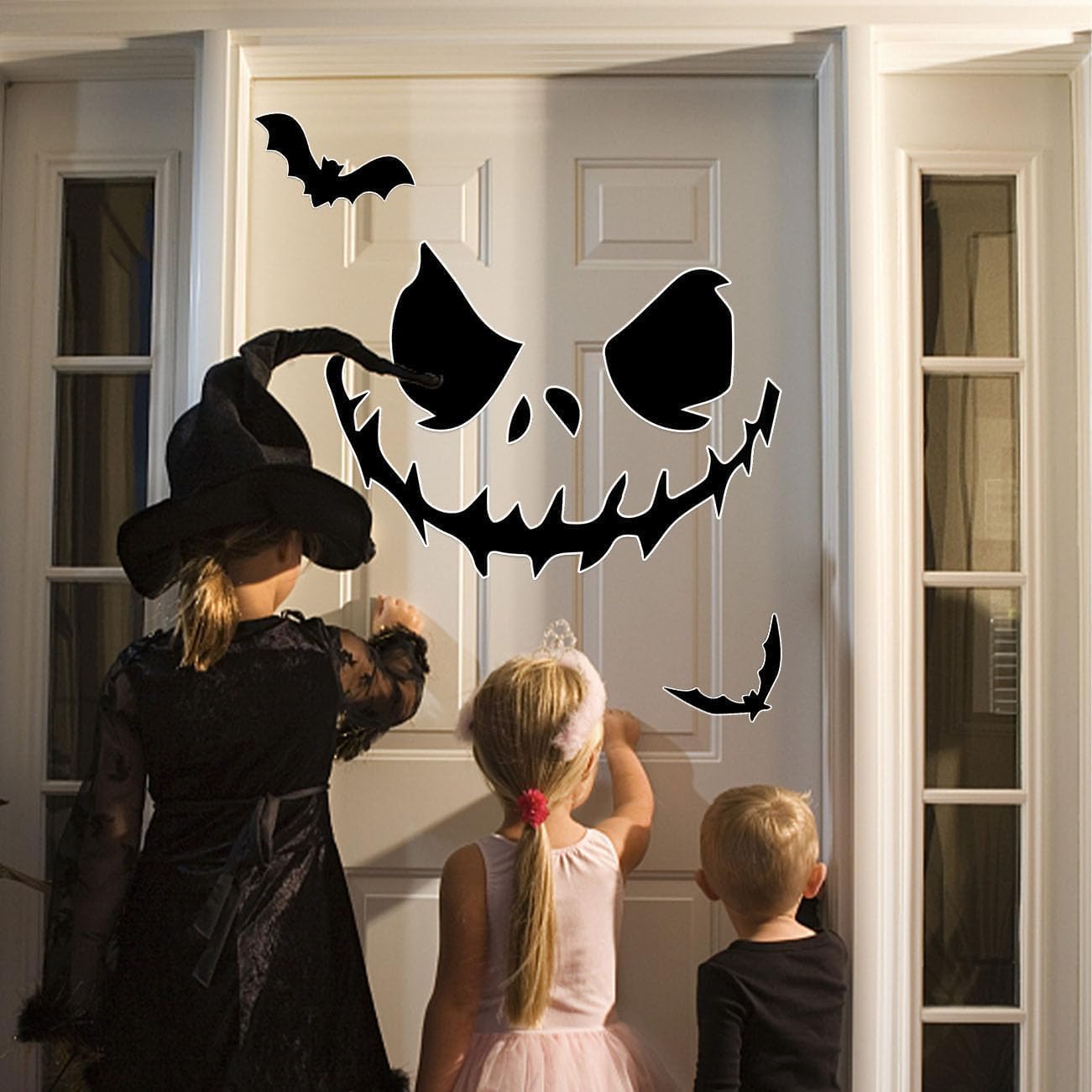 Nitemare Before Christmas Door Stickers,9PCS Halloween Decoration