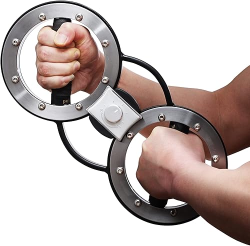 Miniatura 2 de FIITY Máquina giratoria ajustable de resistencia de 1218 libras para entrenamiento de fuerza superior del cuerpo, agarres giratorios de 360 grados,