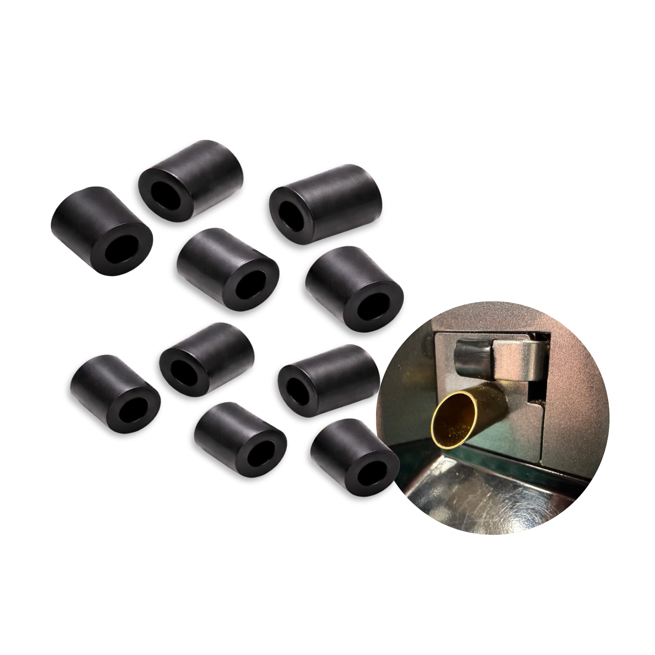 Manguera de silicona compatible con Powermatic 5 y 5 Plus – Juego de boquillas de silicona de repuesto para PM 5/5+ – Pieza de repuesto, juego de ahorro, manguera de silicona para Zorr PM (10 unidades