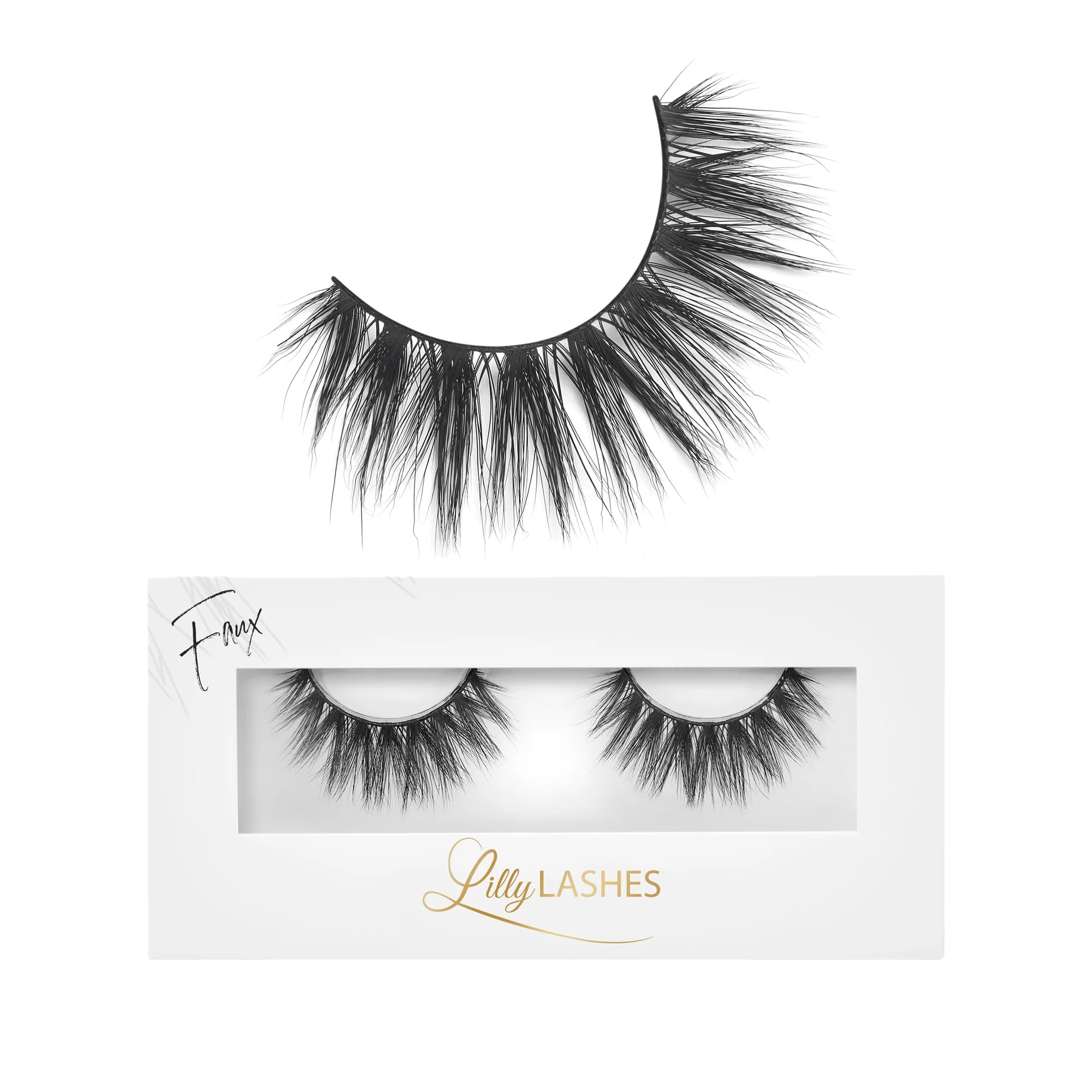 Lilly Lashes Mykonos Lite in Faux Mink Strip Lashes Natural Lashes Reusable False Lashes Natural Look Lash Strips