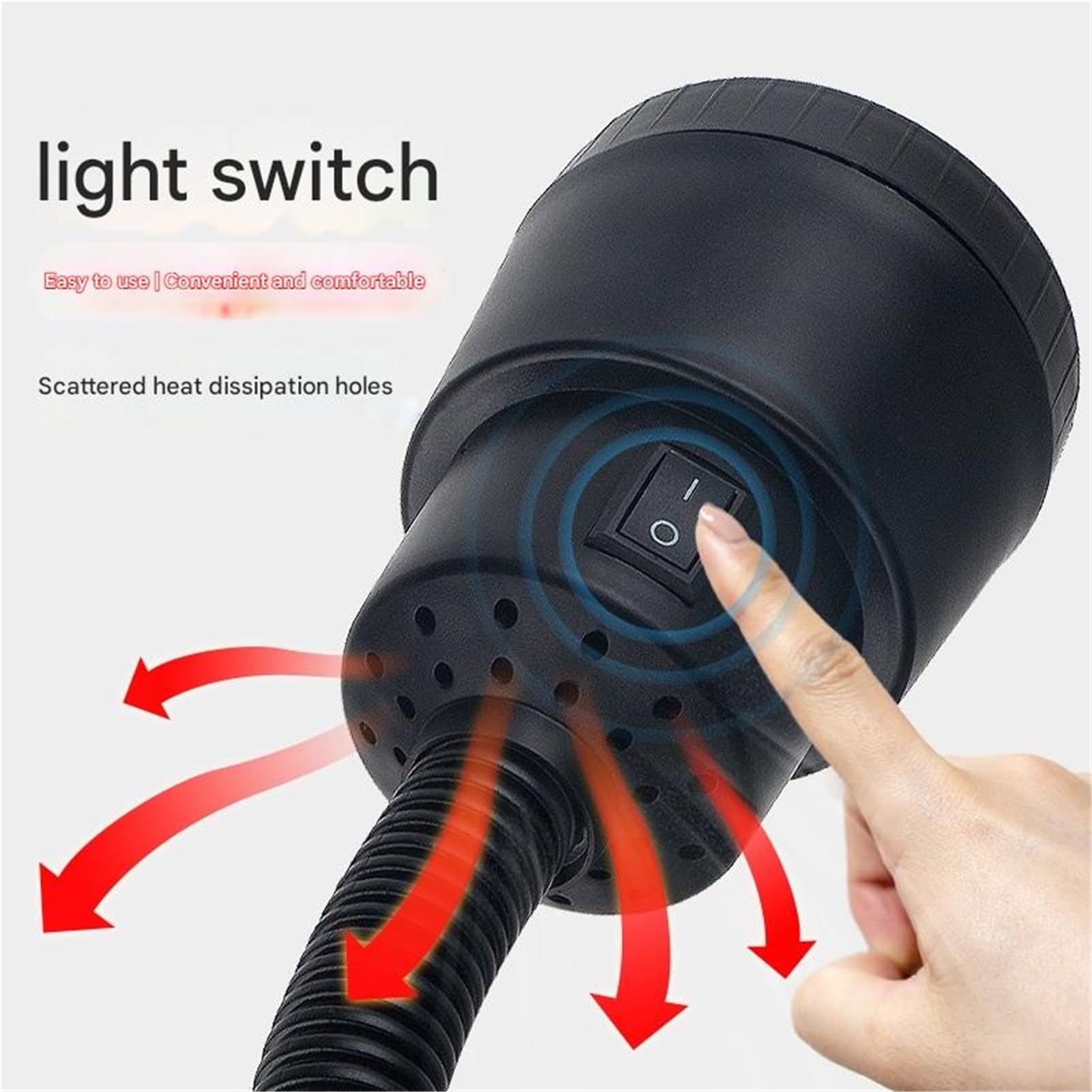 Luces de trabajo máquina LED 3/5W 1200 mm Lámpara magnética Bombilla reemplazable Luz fría y cálida diferentes bases para torno(Coldlight,3W24V-Switch Magnetic)
