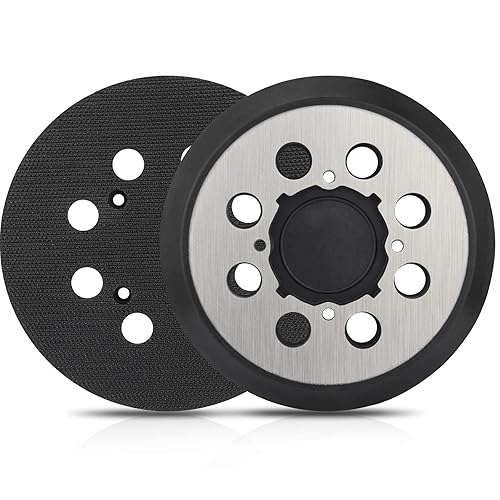 Miniatura 8 de Almohadillas de lijado de repuesto para Dewalt, paquete de 2 almohadillas de 5 pulgadas con gancho y bucle DWE64233 y N329079 para lijadora orbital