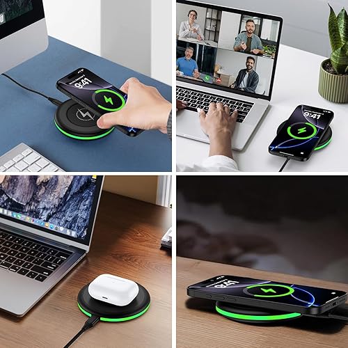 Miniatura 7 de Cargador inalámbrico Galaxy S25 FE para Samsung Galaxy S25 Ultra S25 Edge S25 S24FE S23 S22 Z Flip7 FE Z Fold7, cargador de teléfono inalámbrico de