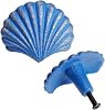 2 Pcs Sea Beach Style Seashell Knobs, Pull Knobs for Cabinet, Drawer, Cupboard Blue, ZY-Pull Knobs-2pcs