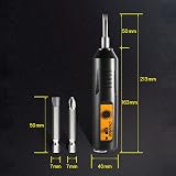 Glomora Rechargeable 3.6V Electric Screwdriver, 2000mAh USB-C Fast Charging, Cordless with 6 Bits & Extension Bar, Forward/Reverse for Phone, Laptop, Furniture DIY Repair (Standard Configuration) - 7