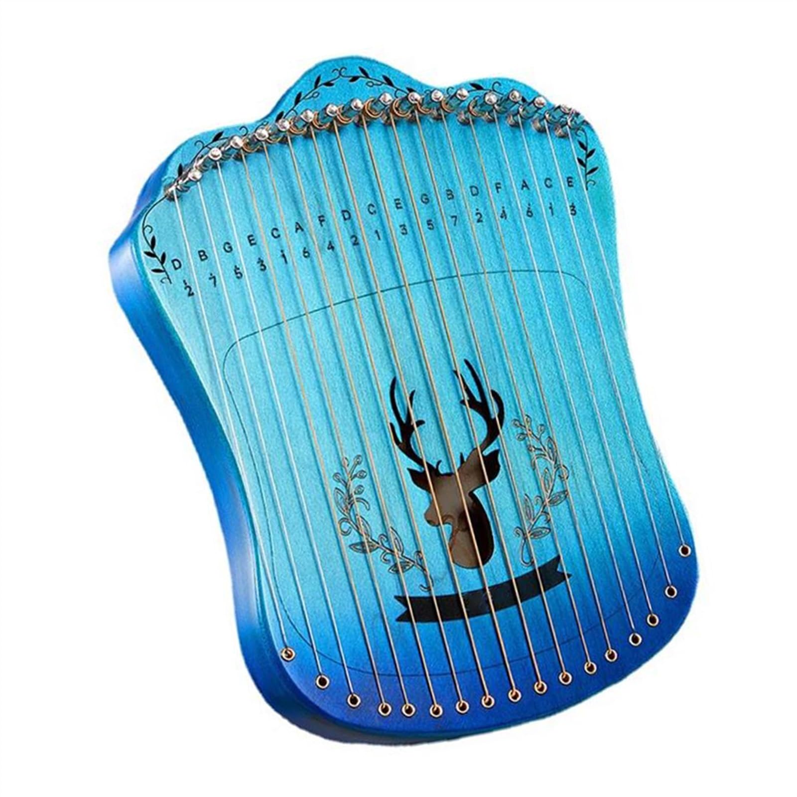 xilofono professionale Strumento A Corde Regalo Per Arpa Portatile Stile Mini A 17 Corde Con Parti