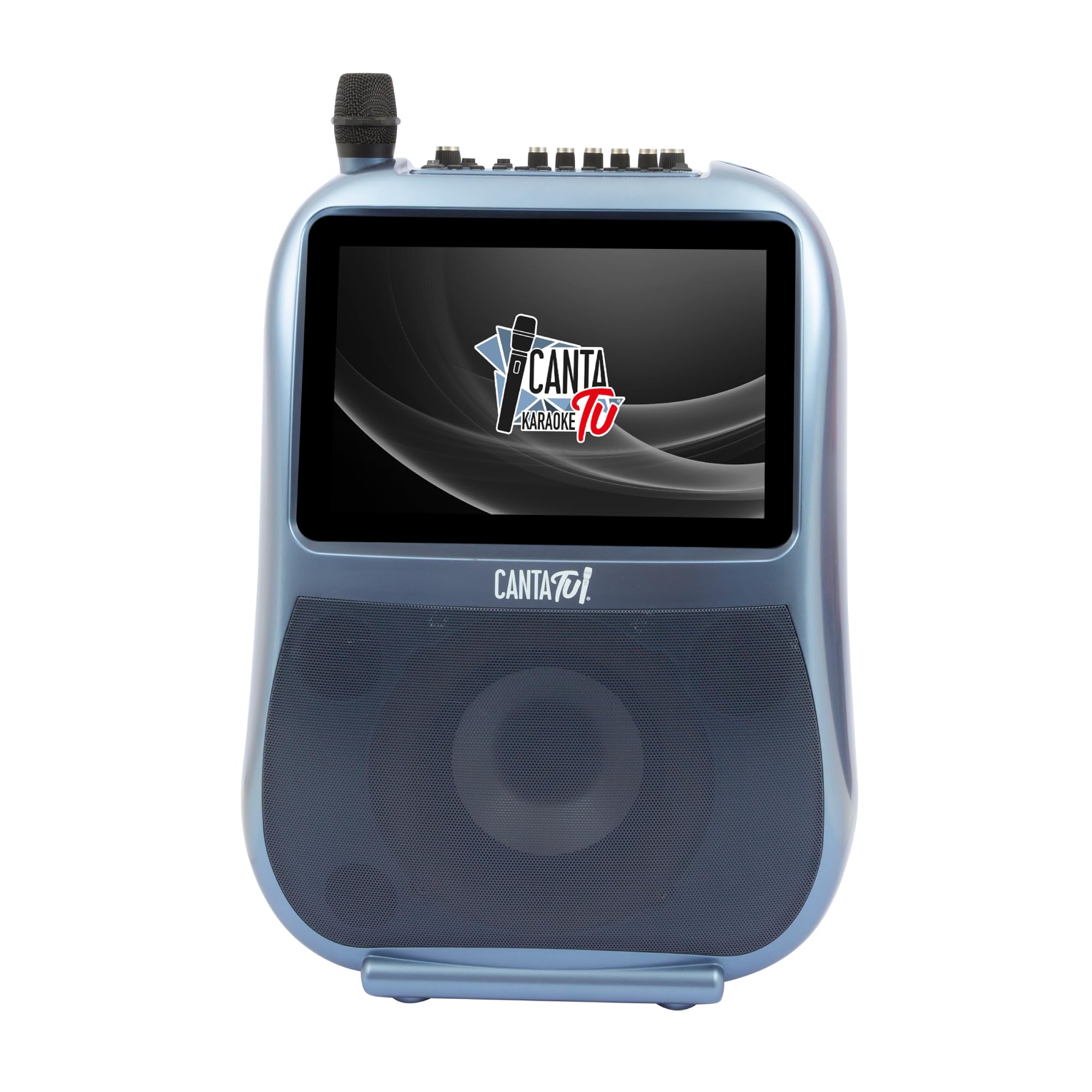 CANTA TU Karaoke - Sistema de Audio y Video portátil para Llevar la diversión a Cualquier Lugar, Incluye un micrófono inalámbrico, para Edades Desde 8 años, Famosa (CTC10200)
