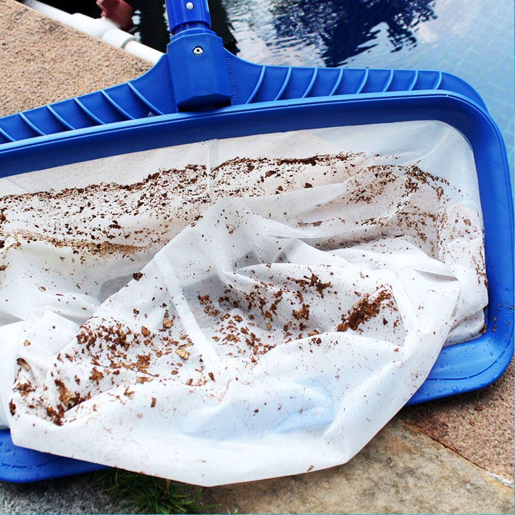 Rete per acque profonde con asta telescopica per piscine e laghetti, rete filtrante rinforzata per il recupero e la pulizia, design durevole per un facile utilizzo