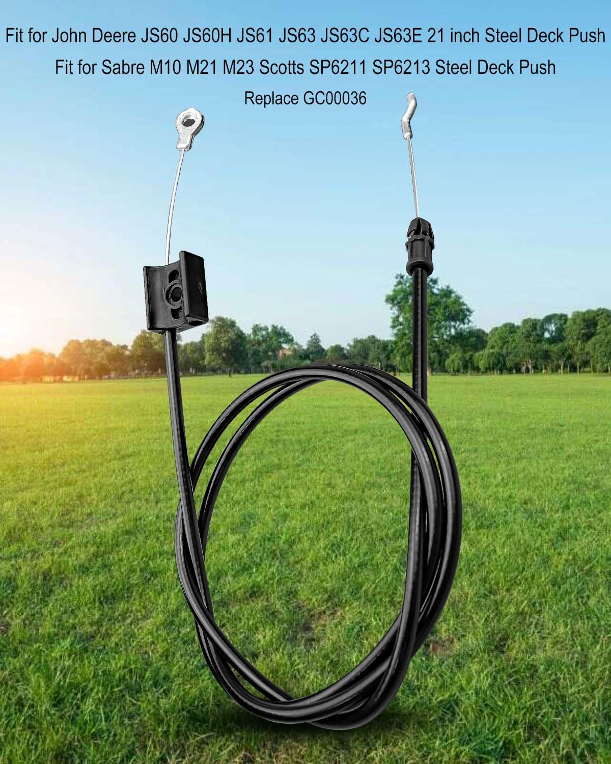 Amazon.com : Qnbes Push Pull Cable GC00036 Fit for John Deere 21