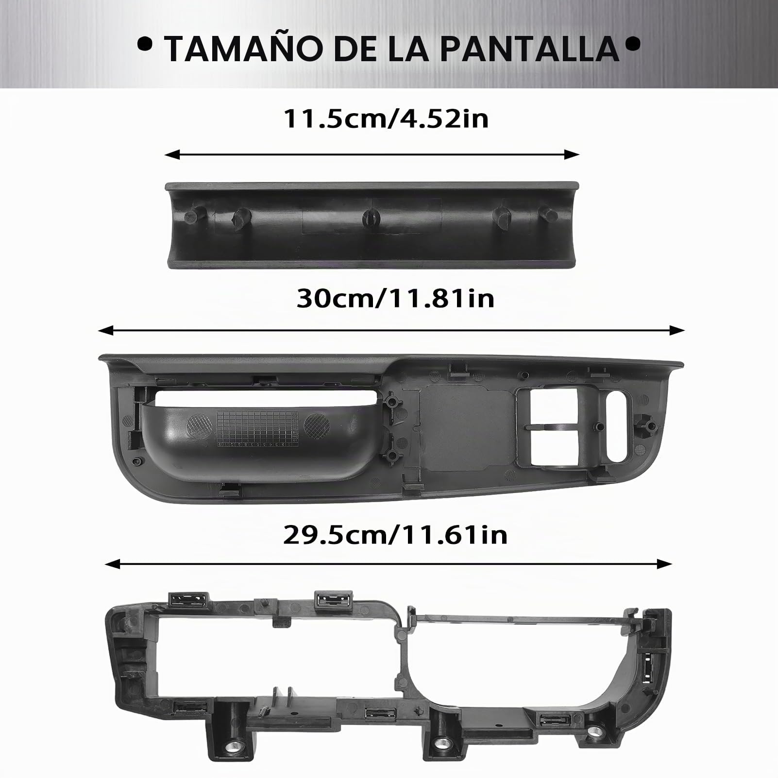 Cubierta para manija de puerta de coche y parte inferior para Golf IV Bora Passat 1998 – 2005, cubierta interior del tirador delantero izquierdo, repuesto 3B1867171D 1J1867179A