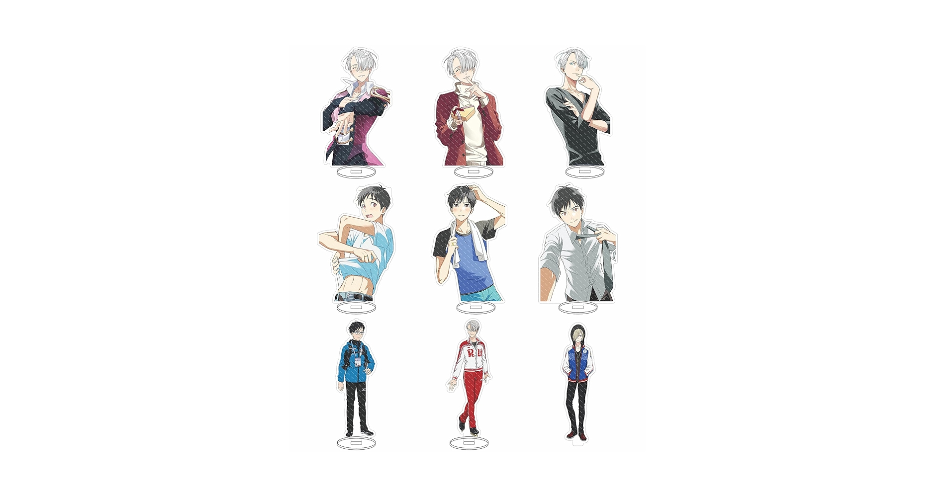 ユーリ!!! on ICE　グッズ　まとめ　勝生勇利　 ヴィクトル Amazon.co.jp: ユーリ!!! on ICE アクリルスタンド アクスタ