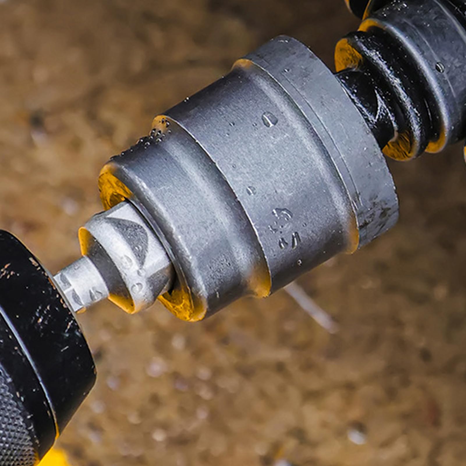 タイヤ交換工具 ジャッキアダプター 車載パンタジャッキ取付金具 高速 省力化 専用 防錆 頑丈 工具コンバーター 交換用アタッチメント 車メンテナンストール トラック ガレージ用 ドリルアダプターアクセサリー - 5