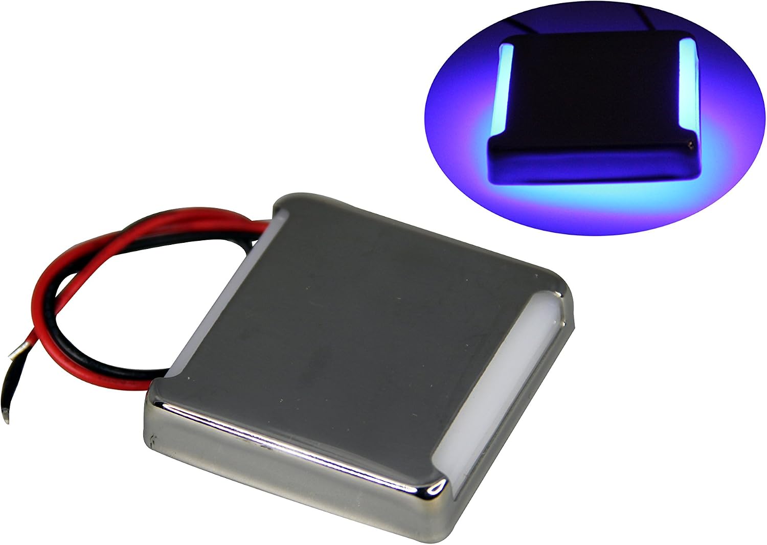Pactrade Marine 2PCS Boat S.S Blue LED Courtesy Light Downward Upward 90 Degree