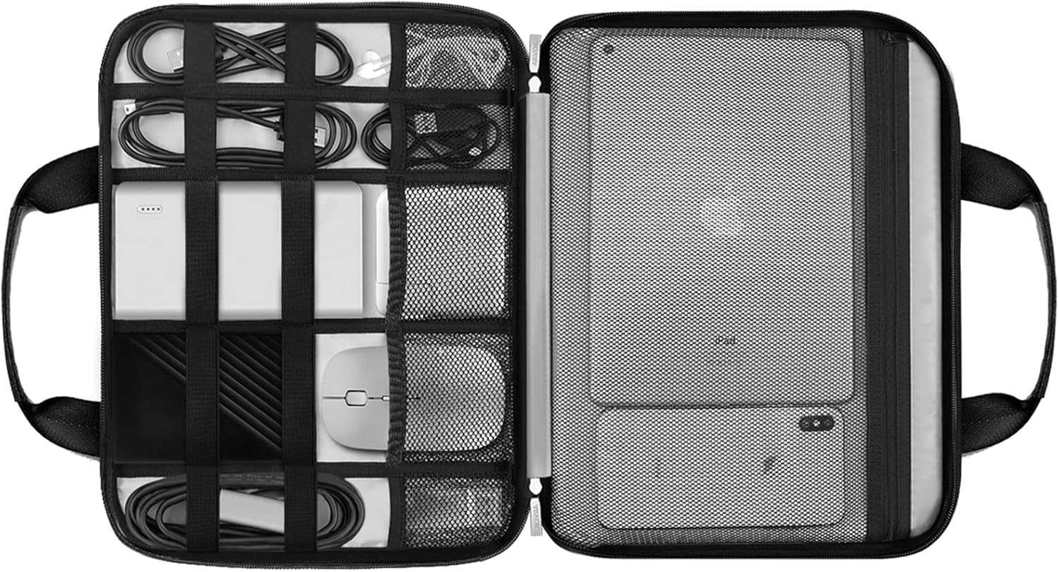 ARVOK 15 15.6 16 Inch Laptop Sleeve Case with Strap, Notebook Computer Briefcase Carrying Bag for HP/Dell/Lenovo/Asus/Acer - Image 8