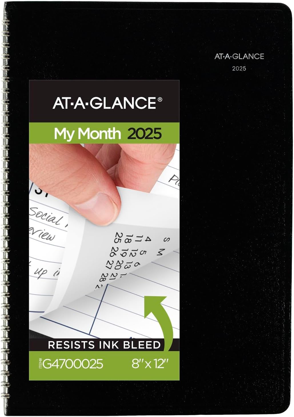 ATAGLANCE 2025 Planner, Monthly, 8" x 12", Large