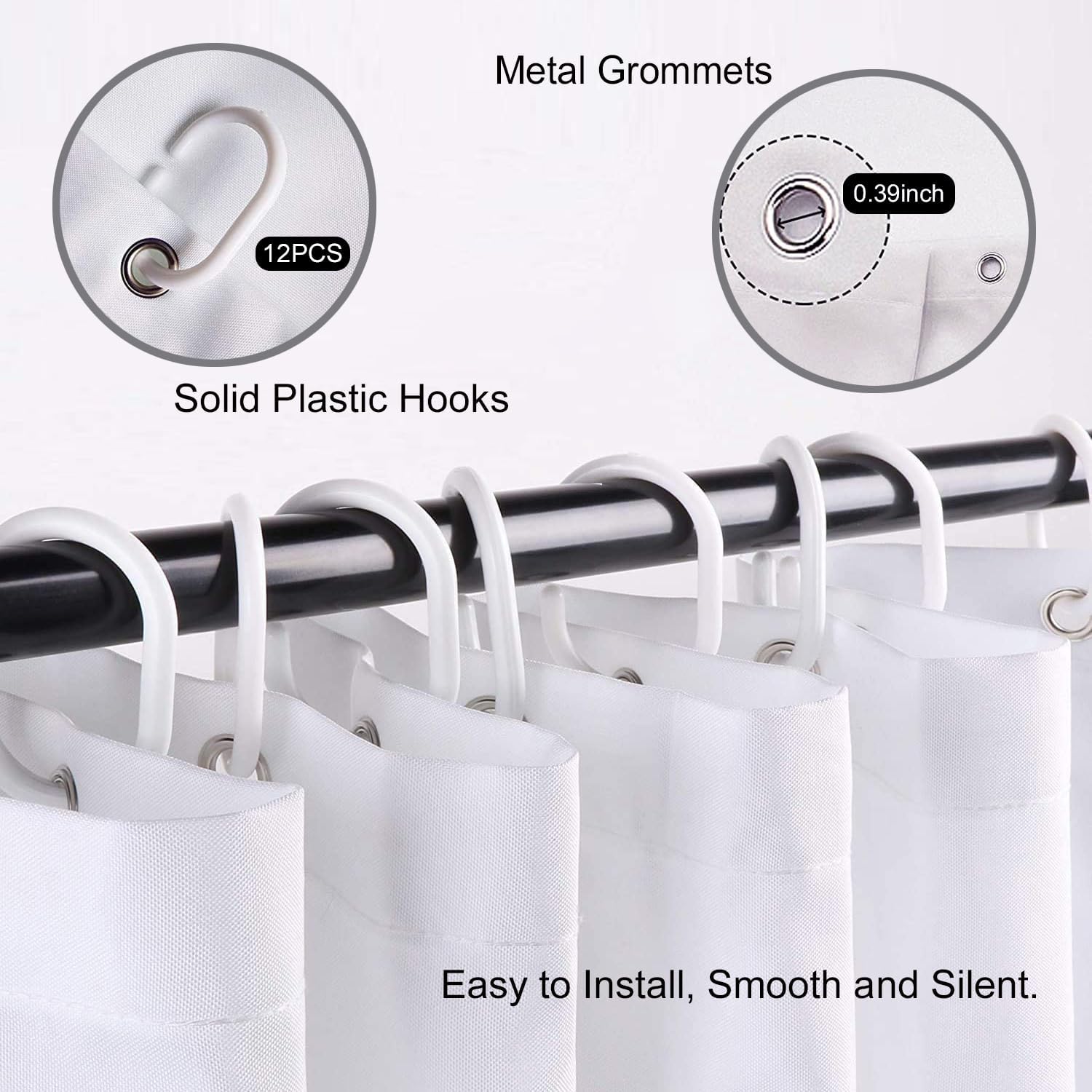 LIGHTINHOME 4 PCS Leopard Print Cherry Shower Curtain Set 72Wx72H,Toilet Lid Cover,Non-Slip Rugs and U-Shaped Mat,Cheetah Lips Bathroom Sets with Rugs Shower Accessories 12 Hooks for Bathroom Decor