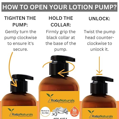 Miniatura 6 de RaGaNaturals Loción corporal de mango  Loción refrescante de manteca de karité tropical con aceite de argán y aguacate  A base de plantas,