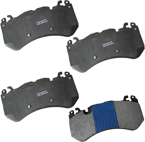 Vista 388 de Bendix Premium SBM8 - Pastillas de freno semimetálicas Premium para modelos seleccionados Buick Special, Camaro, Corvette, Phaeton, Olds F85, Vista