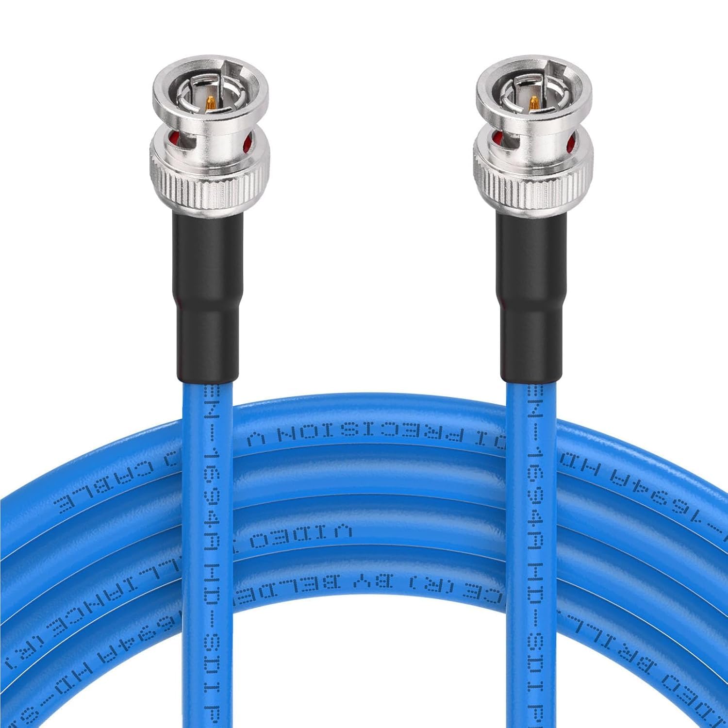 Superbat Cavo SDI 3G/6G/12G 61m Cavo Audio Digitale BNC Maschio a Maschio Belden 1694A 75 Ohm per Telecamere e Attrezzature Video, Supporta HD-SDI/3G-SDI/4K/8K(1 Pezzo)