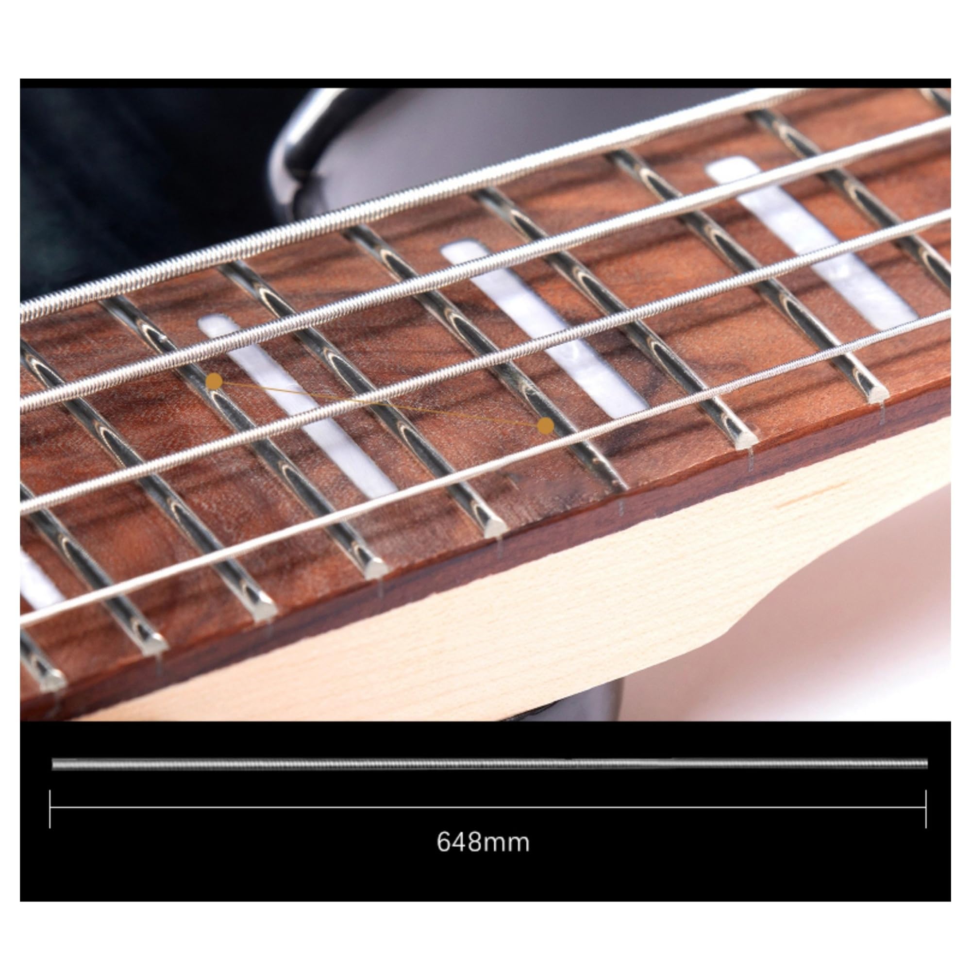 gitara elektryczna Profesjonalna gitara basowa 4 strunowa dla początkujących