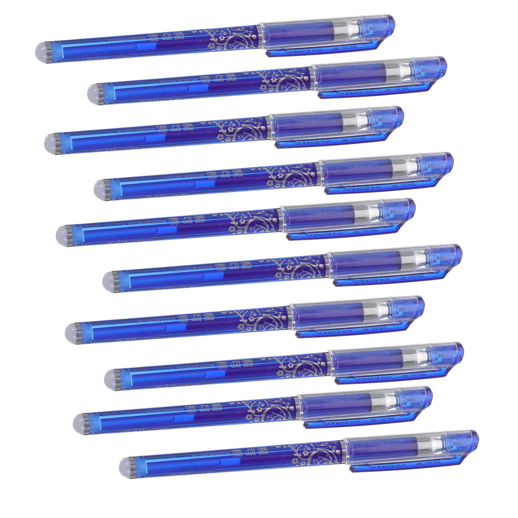 NUOBESTY 36piezas Bolígrafos Borrables Azul Set De Utensilios Para Escritura Material Escolar y