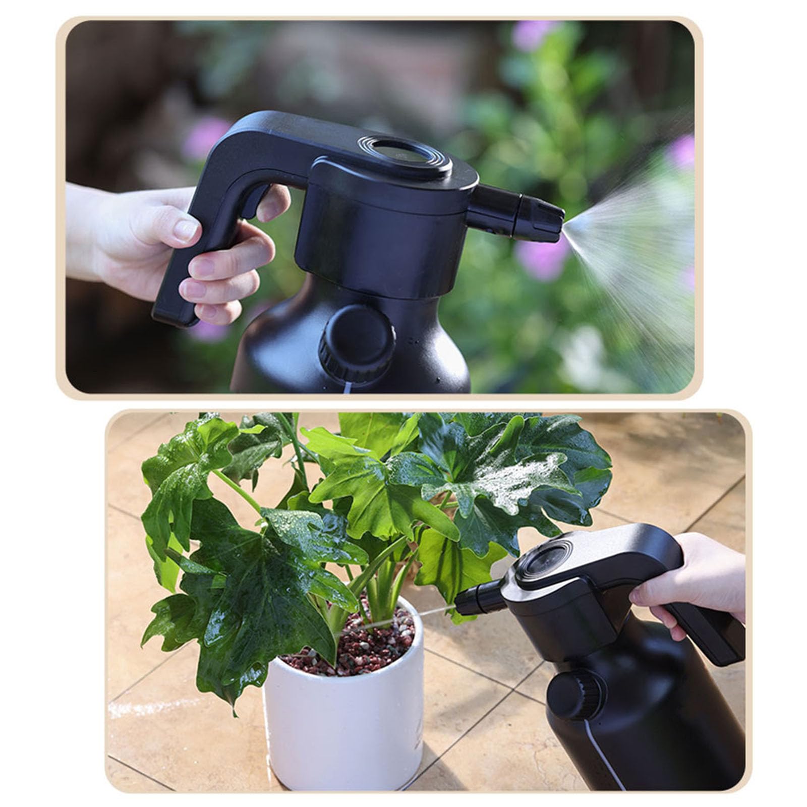 Generisch Professionelle 3L Gießkanne, verdickte Materialien, bequemer, Düse für den Balkon, Garten, Verwendung, verdickte elektrische Blumenbewässerungstöpfe