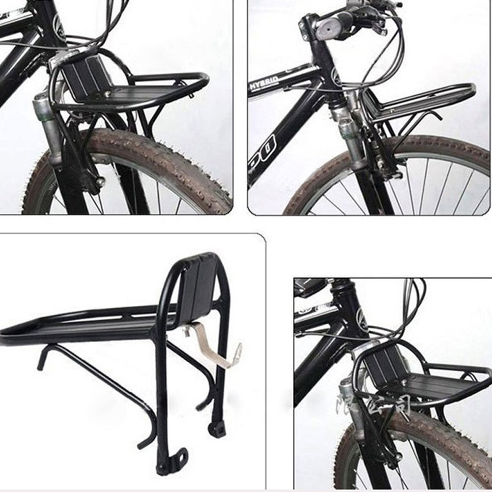 Porte-bagage Avant De Vélo En Alliage - Pour Guidon Droit, VTC, VTT, Voyage