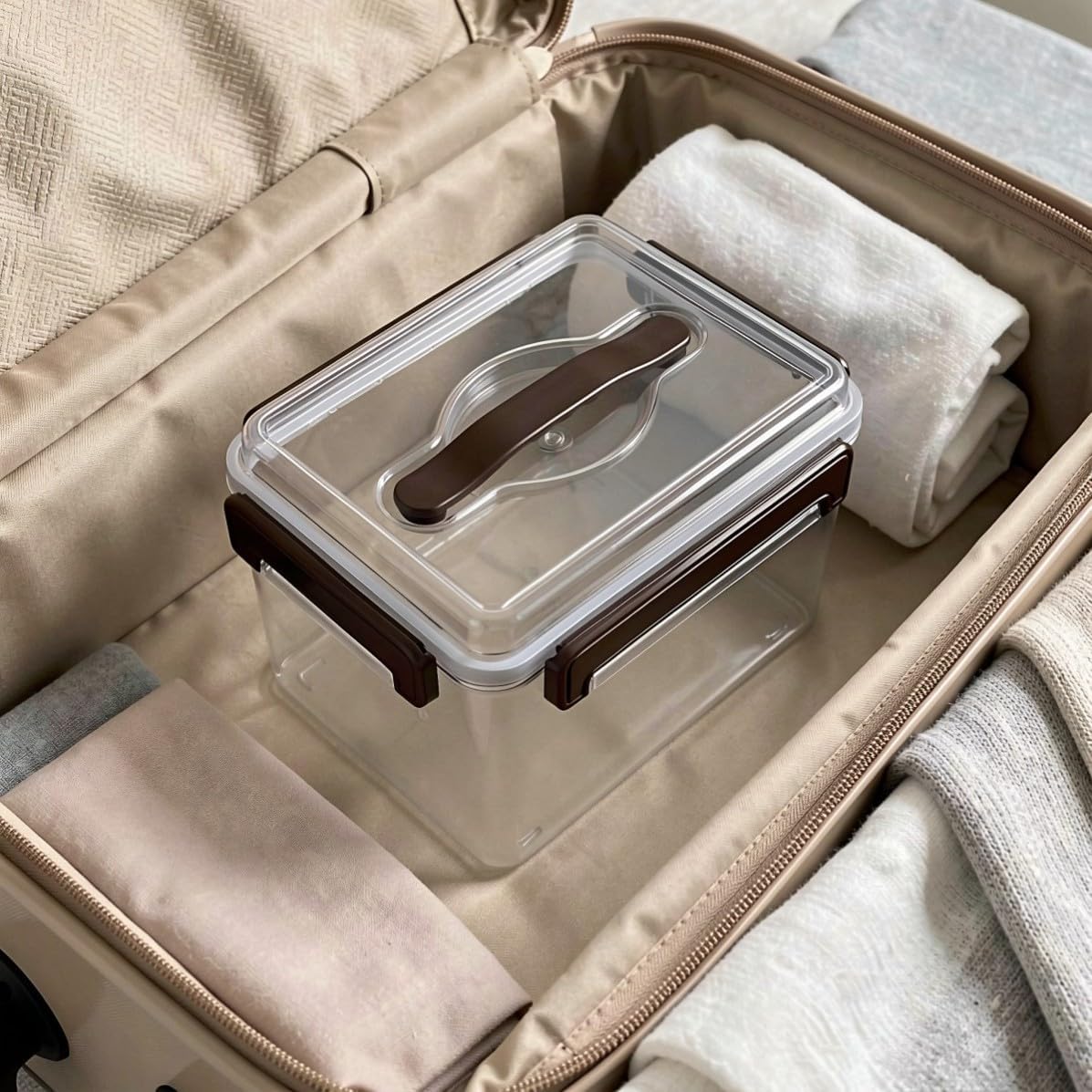 Camera Lens Hard Case Acrylic Square Storage Box for Outdoor Shoots
