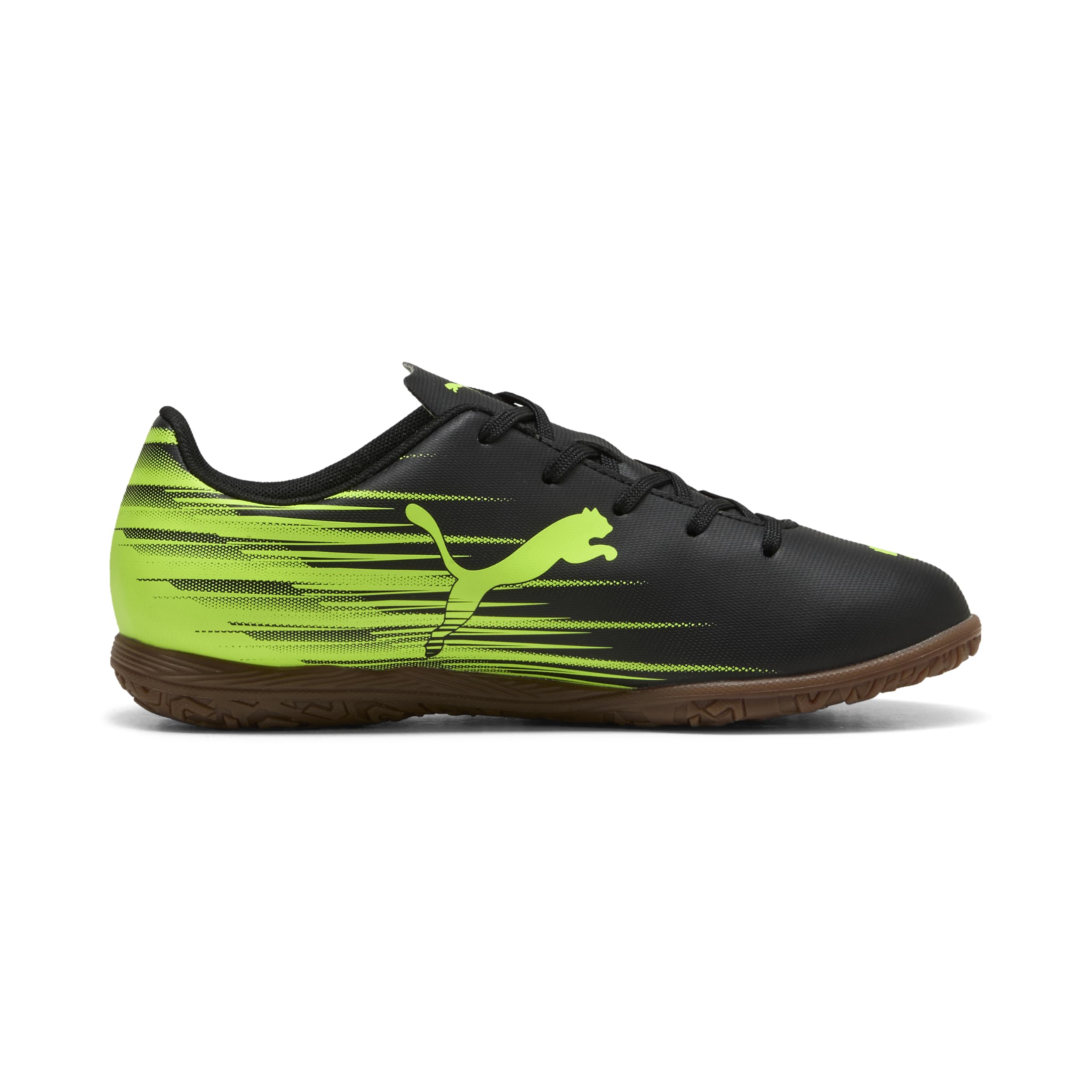 Puma ATTACANTO II IT JR buty piłkarskie, czarno-limonkowe, 35 EU