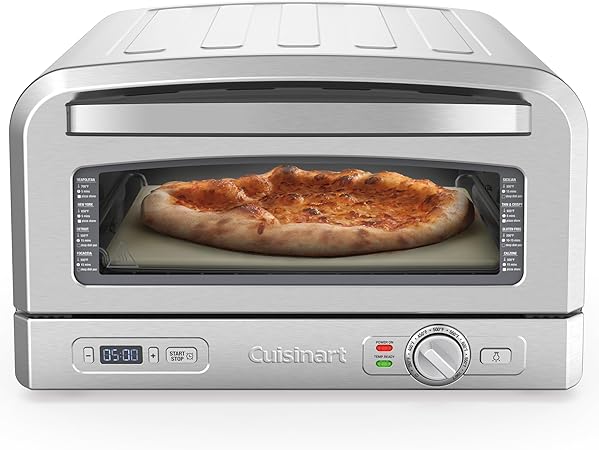 Cuisinart Indoor Pizza Oven, Bakes 12" Pizzas in Minutes, Countertop