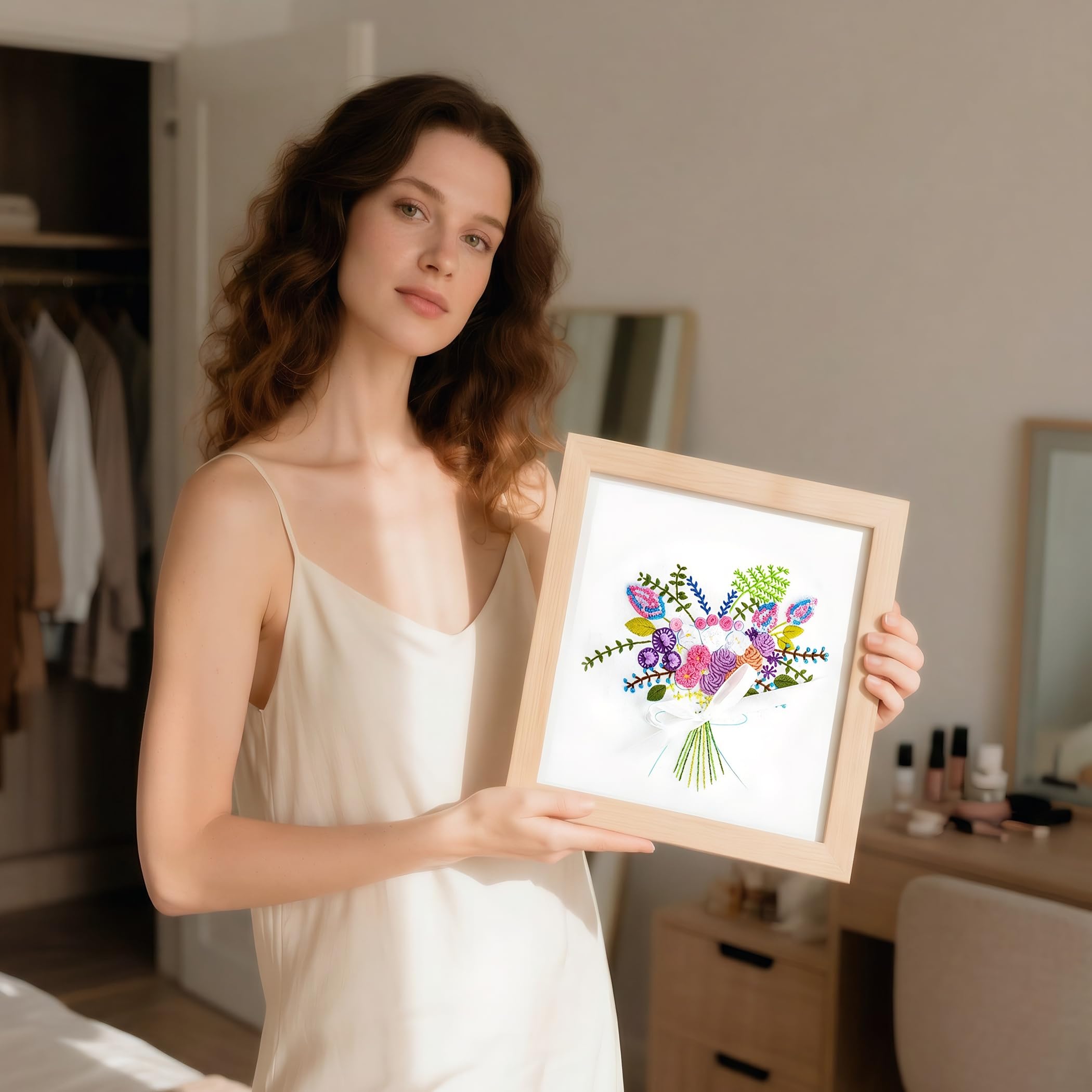 Beginner Embroidery Kit - Easy DIY Craft -5
