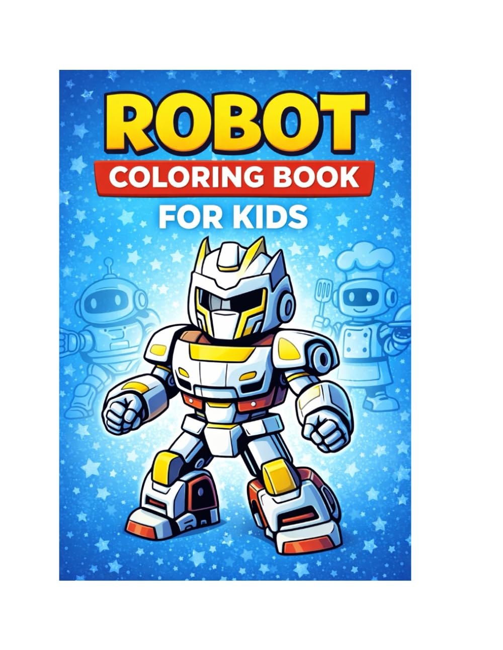 Robot Coloring Book for Kids