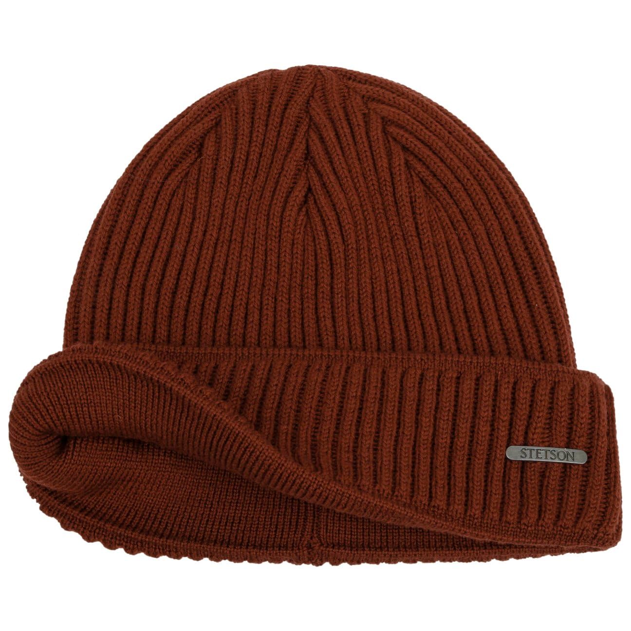STETSON Parkman czapka dzianinowa z mankietem Wyprodukowano we Wloszech Unisex Jesien Zima