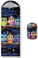 Vista 18 de AILONEN Cute Frog Green - Saco de dormir para acampar, ligero e impermeable, 3 estaciones de clima cálido y fresco, compresión portátil de viaje